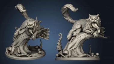 3D model Alice in Nightmareland Cheshire Cat (STL)