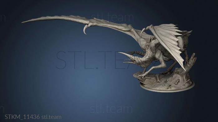 3D model Undead Blood Sucker Dragon (STL)