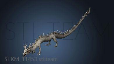 3D model Asian Dragon (STL)