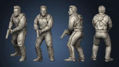 3D model SKULL HUNTERS THE BONE CLAN PCPD POLICE OFFICER CAPTAIN DONALD MACDONUT (STL)