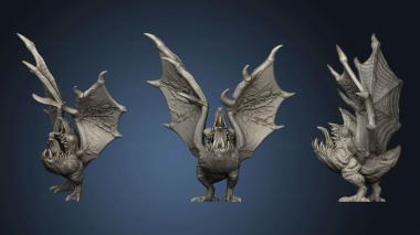 3D model Tysklands STRETCHGOALS Flying Goblin Hound (STL)