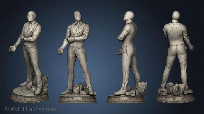 3D model Mr Knight Statue One (STL)