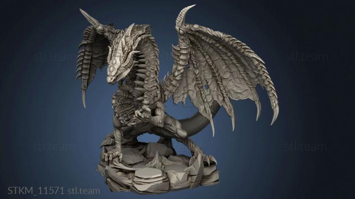 3D model Endelig chic Purple Dragon (STL)