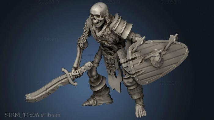 Across the Realms Skeleton Warriors sword and shield