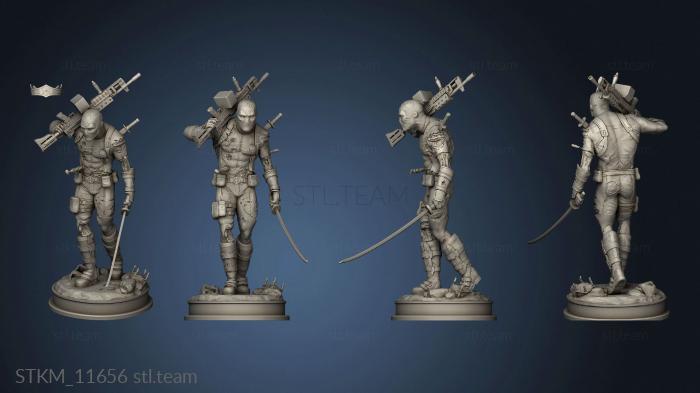 3D model Deadpool Statue (STL)