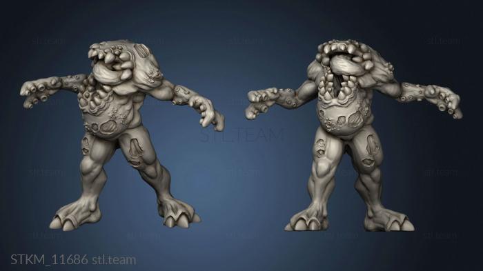 3D model Nurgle Daemons Demon (STL)