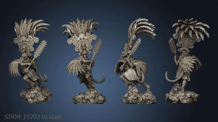 3D model Agama Sundancers Feathered Priests (STL)