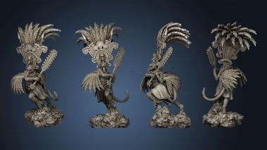 3D model Agama Sundancers Feathered Priests (STL)