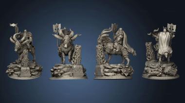 3D model Clan Warriors Ram Riders Rider (STL)