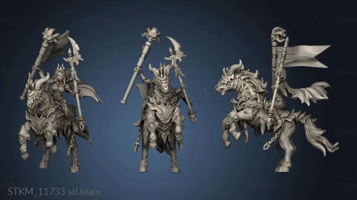 3D model Fantasy Rider cavalry (STL)