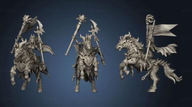 3D model Fantasy Rider cavalry (STL)