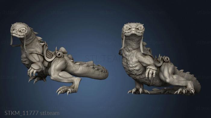 3D model Desert Lizard Mount (STL)