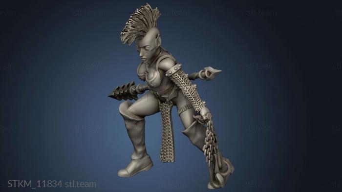 3D model heroes batch dark elf princess (STL)