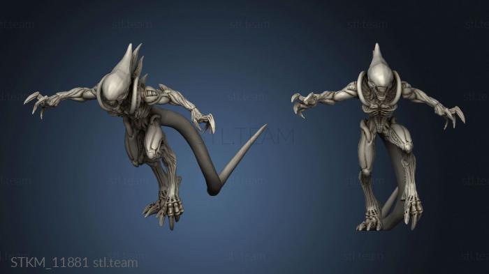 3D model Aliens solo gigerian royal blood warrior (STL)