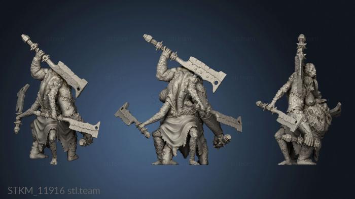 3D model Aug Deathknight Stitched Abominations Female (STL)