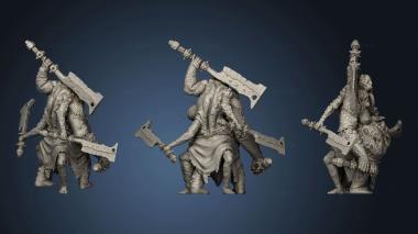 3D model Aug Deathknight Stitched Abominations Female (STL)