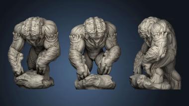 3D model Brain Golem Un (STL)