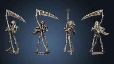 3D model heroes batch skeleton scythe (STL)