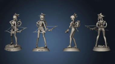 3D model Archer Yoimiya Genshin Impact Sinh Nguyen Back (STL)