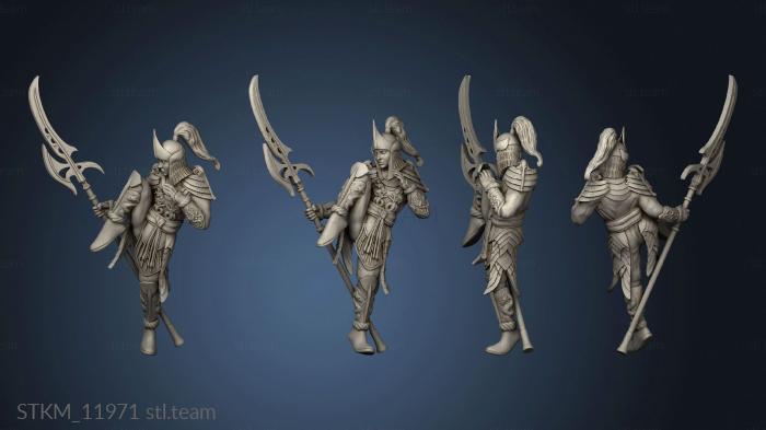 3D model Allarian Units Oathguard Halberdiers (STL)