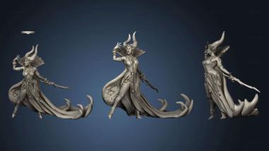 3D model Halloween Dark Fairy Tales Evil Queen (STL)