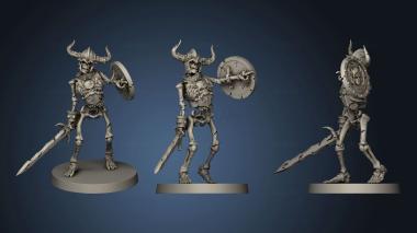 3D model skeleton champion shield (STL)