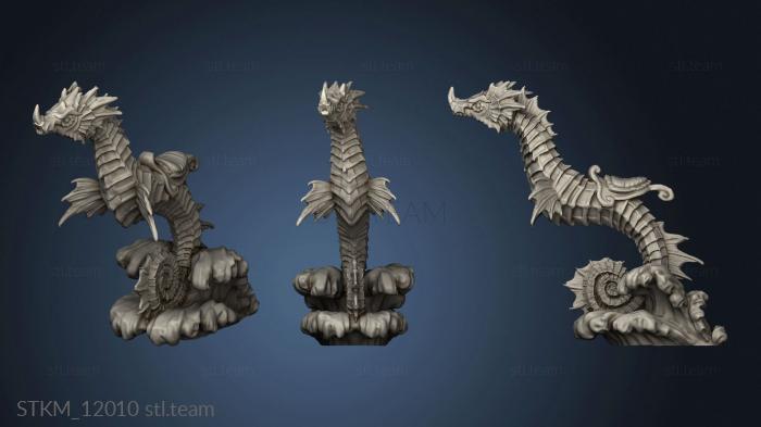 3D model End Depth Seahorse Mount (STL)