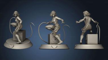 3D model Girl in attack (STL)