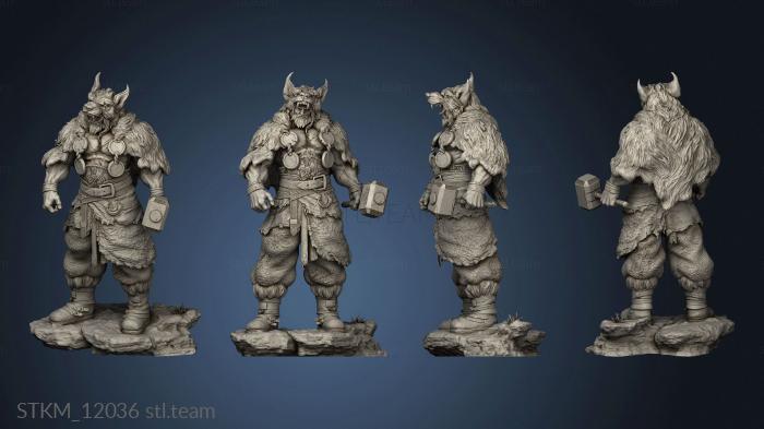 3D model Barbarian Thor out (STL)