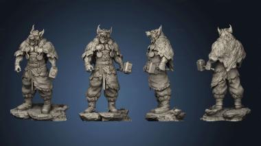 3D model Barbarian Thor out (STL)