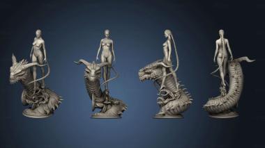 3D model Angelina Jolie Beowulf Grendel Mother (STL)