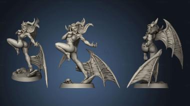 3D model Aya Lust Demon Fantasy NSFW Nude (STL)