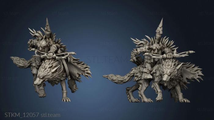 3D model goblin wolfrider (STL)