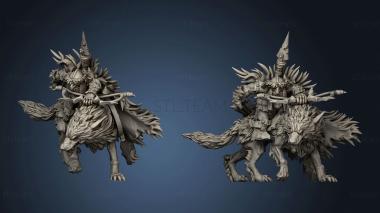 3D model goblin wolfrider (STL)