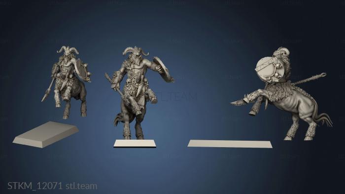 3D model BEASTMEN CENTAURS FLAT (STL)