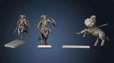 3D model BEASTMEN CENTAURS FLAT (STL)