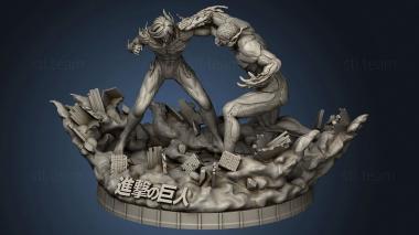 3D model Attack on Titans Eren Xored steam (STL)