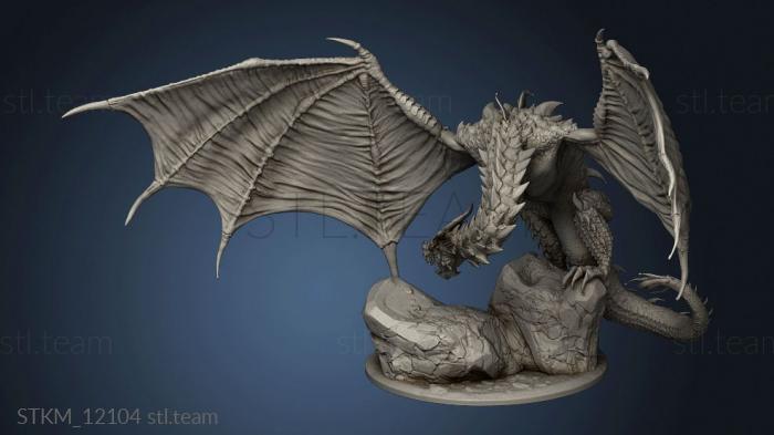 3D model Arcanum and dragon (STL)