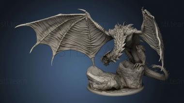 3D model Arcanum and dragon (STL)