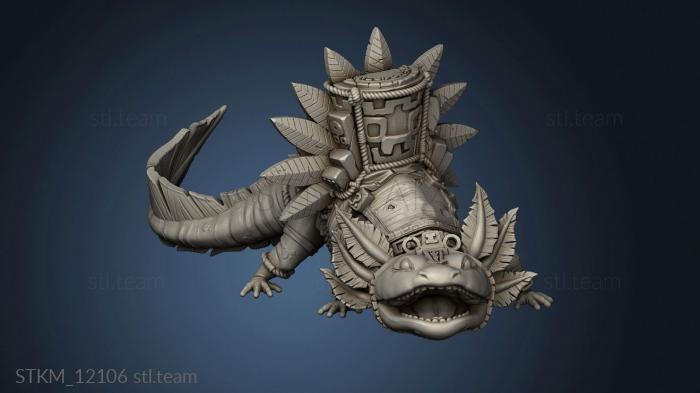 Masks Akna Mounted Warrior Axolotl