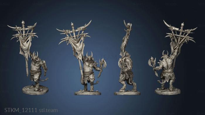 3D model Beastmen Capra Raider (STL)