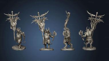 3D model Beastmen Capra Raider (STL)