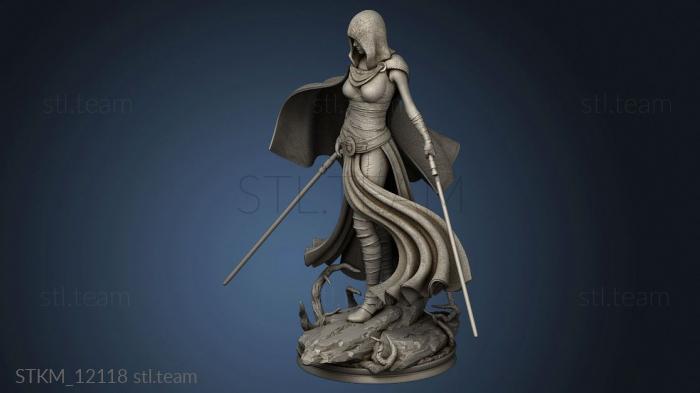 3D model Asajj Ventress Star Wars (STL)