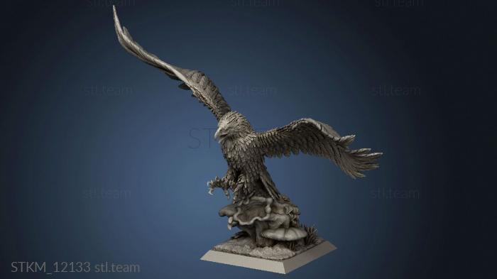 3D model Attacking Giant Eagle (STL)