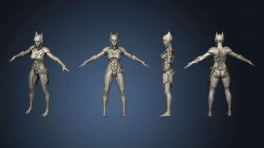 3D model Bat Girl (STL)