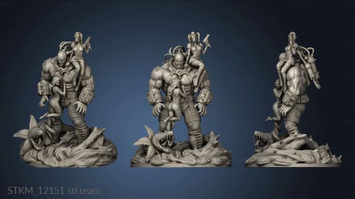 3D model Bane Diorama (STL)