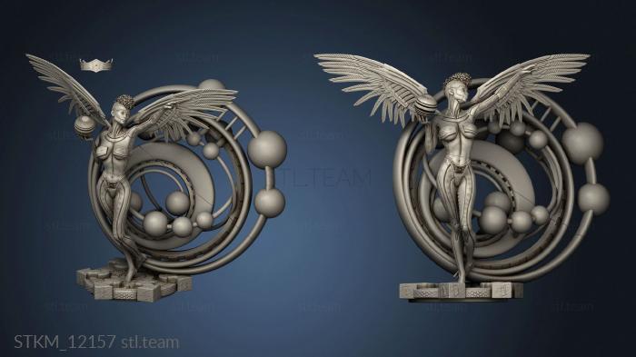 3D model AURORA cyber angel BALL (STL)