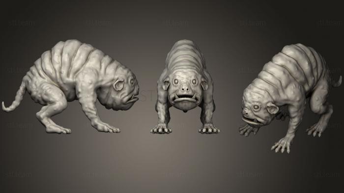 3D model Squonk for Game Engine Enemy (STL)