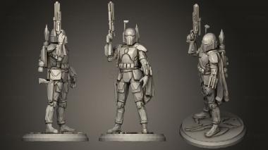 3D model Star Wars   Boba Fett   Full Character (STL)