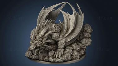 3D model big dragon (STL)